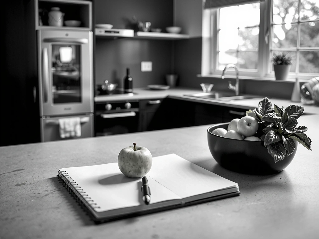 Minimalistisches Ernährungskonzept